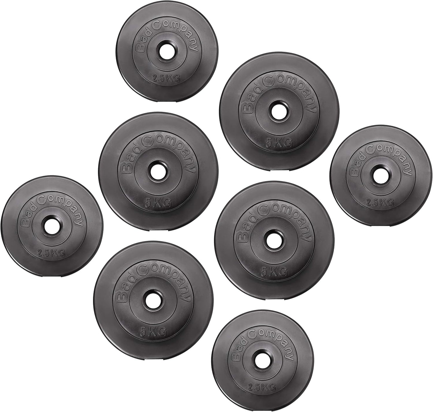 Juego De Pesas 4 X 5 Kg + 4 X 2,5 Kg, Pesas De Goma Para Mancuernas Largas Y Mancuernas Cortas