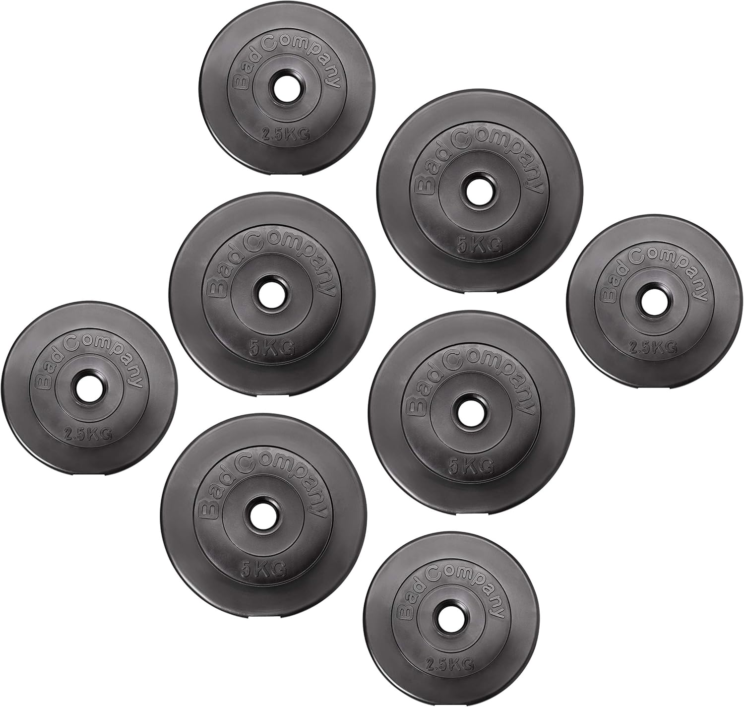  Juego De Pesas 4 X 5 Kg + 4 X 2,5 Kg, Pesas De Goma Para Mancuernas Largas Y Mancuernas Cortas