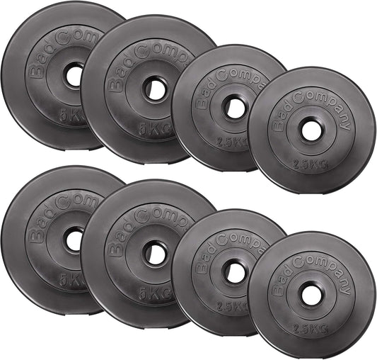 Juego De Pesas 4 X 5 Kg + 4 X 2,5 Kg, Pesas De Goma Para Mancuernas Largas Y Mancuernas Cortas